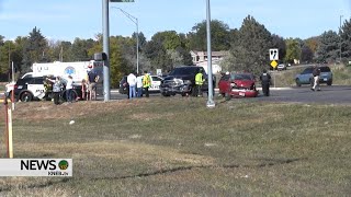 Minor Injuries Following Scottsbluff Crash at Busy Intersection [upl. by Cyd]