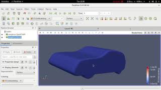 Flow simulation around a car in OpenFOAM® Part 1 tutorial [upl. by Nessah418]