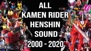 TRIVIA  Kamen Rider Kuuga to Saber All Henshin Sound HQ  Heisei to Reiwa  2000 to 2020 [upl. by Annawaj985]