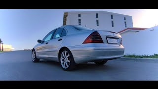 Test drive Mercedes Benz classe C220 2001 عندما كانت الجودة في صنع مرسيدس [upl. by Ahseenal]