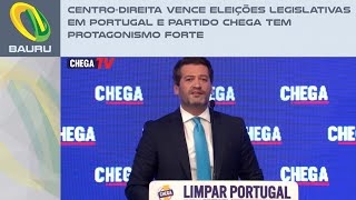 Centrodireita vence eleições legislativas em Portugal e Partido Chega tem protagonismo forte [upl. by Tower]