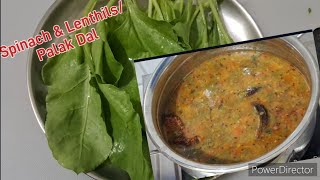 Spinach and Lenthils Palak Dal rich in Dietary fiber and protein [upl. by Adila249]