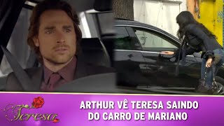 Teresa consegue voltar para a capital com Mariano Arthur vê Teresa saindo do carro de Mariano [upl. by Sterner]