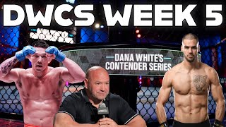 Full Card Predictions Contender Series Week 5 [upl. by Lienaj]