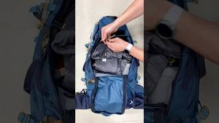 Trek 500 trekking bag packing decathlon forclaz [upl. by Amati750]