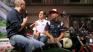 Video op AutoSalon met Luca De Vleeschauwer en Sasha De Vits 2 jonge Belgische racetalenten [upl. by Melak]