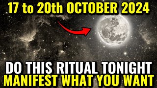 ✅ This SECRET October 17 to 20th Full Moon MANIFESTATION RITUAL Will Bring MIRACLES💫🪄 [upl. by Asiram323]