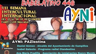 BABELATINO 448VII SEMANA INTERCULTURAL INTERNACIONAL AYNI PAZlestina [upl. by Mylo]