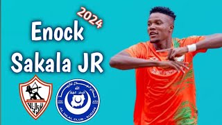 الزامبي اينوك ساكالا جونيور مهاجم زيسكو 2024  اهداف ومهارات Enock Sakala Jr ZESCO United FC [upl. by Dorinda]