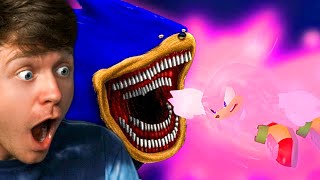 Reacting to SHIN SONIC vs SUPER KNUCKLES Fight [upl. by Nations661]