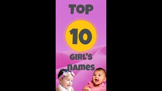 Top 10 Girls Names USA [upl. by Quita]