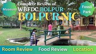 BOLPUR NIC Resort WBFDC  West Bengal Forest Development Corporation  Location Food Room Details [upl. by Findley708]