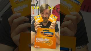 Gillette razor comparison  Fusion 5 difference gillette fusion5 razor razorblade [upl. by Liba294]