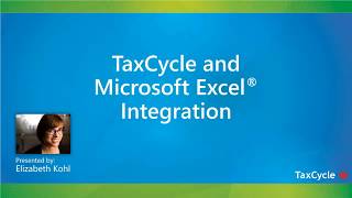 TaxCycle and Microsoft Excel® Integration  Webinar from January 16 2018 [upl. by Noivad]