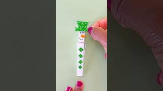 How to make snowmen clothespins  Kids Crafts  Miss Jessicas World shorts diykids holidays [upl. by Marshal122]