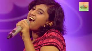 Adithi  flowers top singer  kusuma vadana moha sundara  കുസുമ വദന മോഹ സുന്ദരാ [upl. by Ravi268]