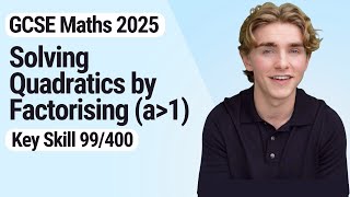 Solving Quadratics by Factorising a greater than 1  GCSE Maths 2025  99400 [upl. by Phyl]