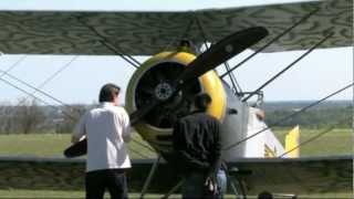 Sopwith 1B2 Strutter first flight [upl. by Roselane]