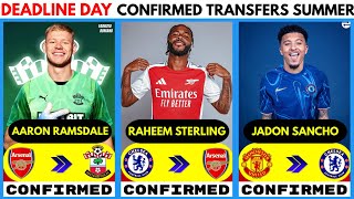 🚨 DEADLINE DAY CONFIRMED TRANSFERS  STERLING TO ARSENAL ✅ SANCHO TO CHELSEA✅ OSIMHEN SAGA🔥 [upl. by Cooperstein439]