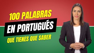 100 palabras fáciles en portugués brasileño  Portugués para principiantes [upl. by Zetram]