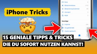 15 geniale iPhone Tipps amp Tricks die du SOFORT nutzen kannst [upl. by Ytsud903]