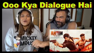 Antim  The Final Truth Trailer Reaction  Salman Khan Aayush Sharma  The S2 Life [upl. by Hock]