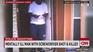 Graphic Police shoot amp kill mentally ill man [upl. by Sielen816]