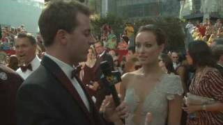 Primetime Emmy 61 Red Carpet Interview  Olivia Wilde [upl. by Filiano615]