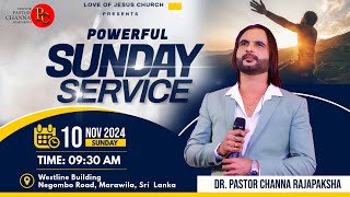 බලවත් ඉරිදා නමස්කාරය  Powerful Sunday Worship 20241110 [upl. by Parthena]