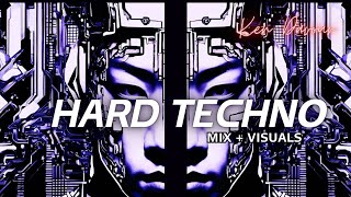 1 HOUR  HARD TECHNO  160 BPM  DARK CLUBBING  MIX amp VISUALS [upl. by Octavie]