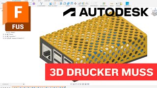 Abdeckung Elektronik Fusion Tutorial CAD Deutsch [upl. by Jessi]