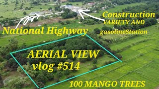 MANGOFARM IN UMINGAN PANGASINAN AERIAL VIEWVLOG 514 35M ONLY [upl. by Zinnes]