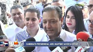 ALCALDE ABEL MARTÍNEZ EJERCE SU VOTO  RD DECIDE 2024 [upl. by Sadella]