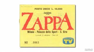 Frank Zappa  Bamboozled By LoveSharleena Palasport San Siro Milan Italy October 8 1984 [upl. by Herriott]