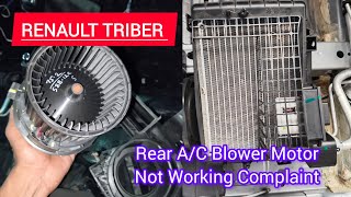 Rear AC Blower Motor not working complaint AC Resistor fault [upl. by Otrebmuh]