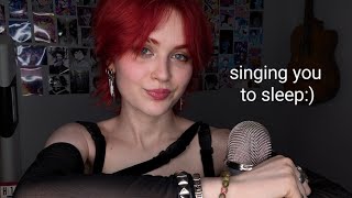 ASMR singing you to sleep english [upl. by Ynattib]