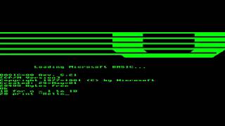 Osborne 1 running Microsoft BASIC emulated by MAME [upl. by Ahseiym699]