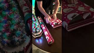 Relaxing gift wrapping ASMR [upl. by Olifoet]