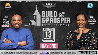 Build and Prosper Seminar Day 1 With Apostle Dr John E Sagoe [upl. by Jerad]