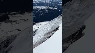 DANGEROUS time to ski‼️ smow nature mountains france alps winter ski skiing italy [upl. by Cowley]