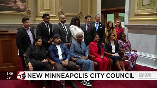 New Minneapolis City Council viewed as more progressive sworn in [upl. by Marcelline]