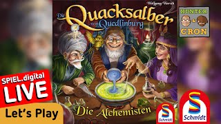 Die Quacksalber von Quedlinburg Die Alchemisten – Live Lets Play – Brettspiel – Schmidt Spiele [upl. by Selec]