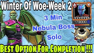 R4 ASCENDED HULKLING SOLOS NEBULA BOSS SO EASILYWinter of WoeWeek 2 Marvel Contest of Champions [upl. by Adnilema]