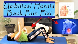 Back pain and Umbilical Hernia Fix  Pilates Follow Along Progression [upl. by Nnaeus]