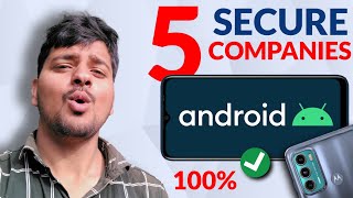 5 TRUSTED amp SECURE NonChinese Android Smartphone Brands in India [upl. by Waxler709]