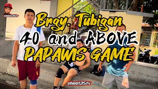 Brgy Tubigan LEGENDS 40 and above BASKETBALL LEAGUE [upl. by Atronna]