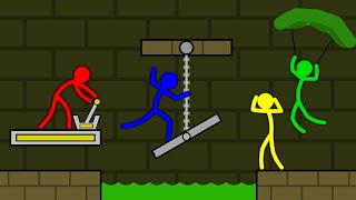 Stickman Animation The Epic Adventure of Watergirl and Fireboy [upl. by Otrepur998]