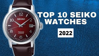 10 Best Seiko Watches of 2022  The Luxury Watches [upl. by Odeen]