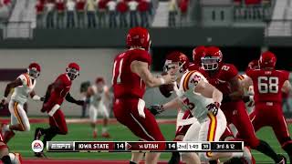 Iowa State vs Utah NCAA Football 14 Rosters Updated for 202425 Season Week 13 [upl. by Neri]