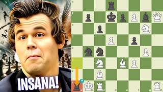 A Partida Mais INSANA da Carreira de Magnus Carlsen [upl. by Dranyl258]